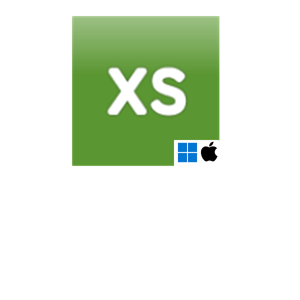 Bild på XS Card-programvara – med import-/exportfunktioner. SOFT-XS