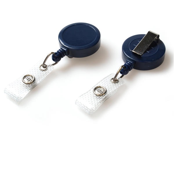 Bild på Blue badge reel with belt clip and strap. 60270196 (DE,SE,NO,FI,RO,PL)