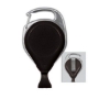 Bild på Black carabiner No-Twist ID badge reel with belt clip and card clip. 60270142 (DE,SE,NO,FI,RO,PL)