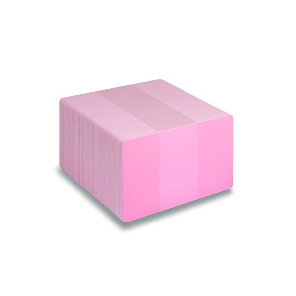 Bild på Tomma rosa kort - CR80 (ROSA KÄRNA). 70102049