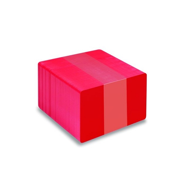 Bild på Blank red cards - CR80 (RED CORE). 70102034 (DE,SE,NO,FI,RO,PL)