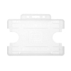 Bild på Bio ID badge Cardholder/carrying face open plastic frosted/clear (horizontal/landscape). 60270450 (DE,SE,NO,FI,RO,PL)