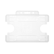 Bild på ID-bricka för bio, kortfodral/bärsida öppen plast, frostad/klar (horisontell/landskap). 60270450