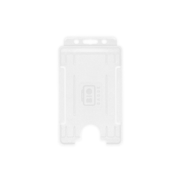 Bild på Bio badge Cardholder/carrying face open plastic frosted/clear (vertical/portrait). 60270470 (DE,SE,NO,FI,RO,PL)