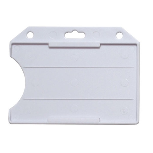 Bild på Cardholder/carrying badge face open plastic white (horizontal/landscape). 60270111vud (DE,SE,NO,FI,RO,PL)