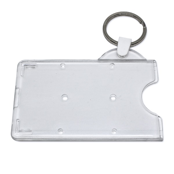 Bild på Card holder / carrying case rigid plastic with key ring attachment (horizontal / landscape). 60270228 (DE,SE,NO,FI,RO,PL)