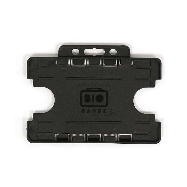 Bild på 2 sided/2 cards Bio Cardholder/carrying open face plastic black (horizontal/landscape). 60270481 (DE,SE,NO,FI,RO,PL)