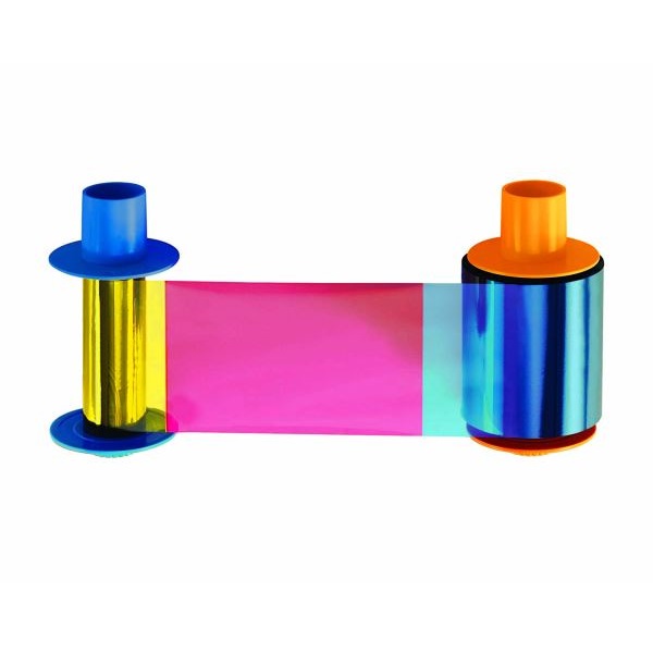 Bild på HID Fargo DTC1500 4-color ribbon (YMCK) - 500 print. Fargo 45610. FARGO45610 (DE,SE,NO,FI,RO,PL)