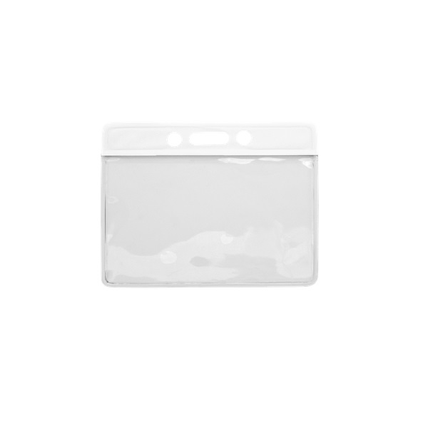 Bild på Card holder/carrying case soft plastic 86 x 54 mm. white top/clear (horizontal/landscape). 60270312 (DE,SE,NO,FI,RO,PL)