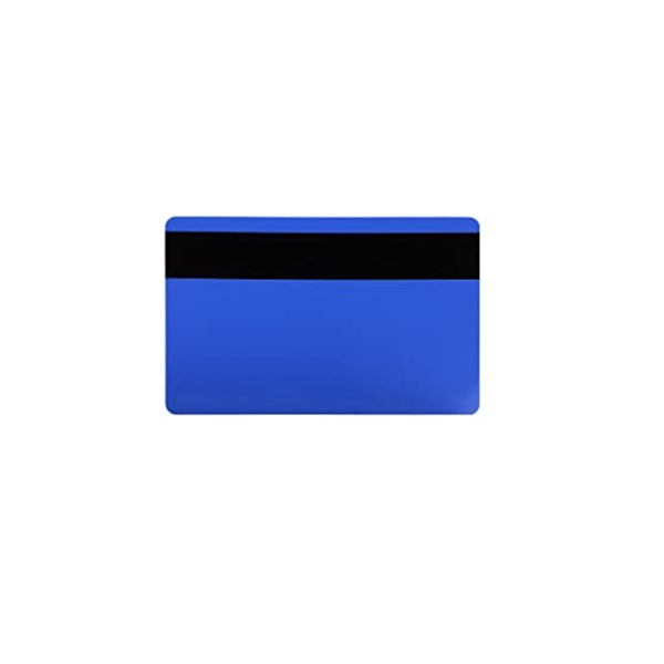 Bild på Blank blue cards with LO-CO magnetic stripe- IS0-7811-2 (CR80). 70102068 (DE,SE,NO,FI,RO,PL)