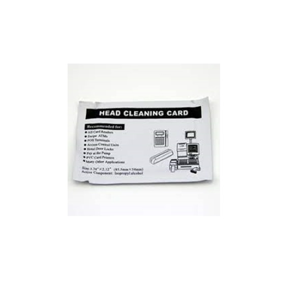 Bild på Cleaning card kit for Dankort- / Credit card terminal / magnetic card reader / chip reader / ATMs and etc. 10CR80CLC (DE,SE,NO,FI,RO,PL)