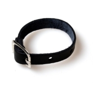 Bild på Black Leather Luggage Strap with Silver Buckle. 60270107 (DE,SE,NO,FI,RO,PL)