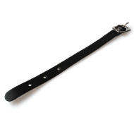 Bild på Black Leather Luggage Strap with Silver Buckle. 60270107 (DE,SE,NO,FI,RO,PL)