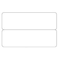 Picture of Blank gold 2-up e.g. name tags / price tag cards - CR80. 70102097