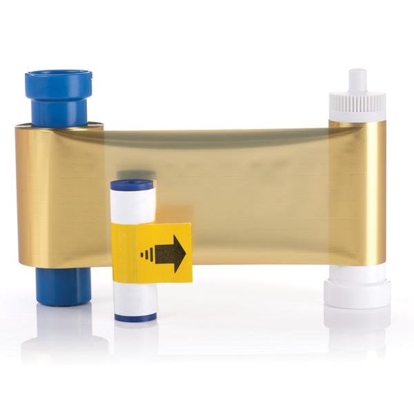 Bild på Pronto100/Pronto/Enduro/RioPro/300/600 gold without overlay ribbon/dye film (K) - 1000 print. Magicard EN3 MA1000K-GOLD. MAGIRIENGOLD (DE,SE,NO,FI,RO,PL)