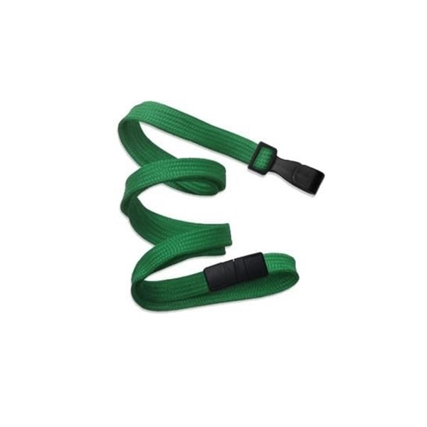 Bild på Green lanyard / Keyhanger 10 mm with plastic J clip - nylon. 60270506vud (DE,SE,NO,FI,RO,PL)