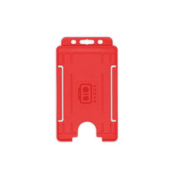 Bild på Bio badge Cardholder/carrying face open plastic red (vertical/portrait). 60270475 (DE,SE,NO,FI,RO,PL)