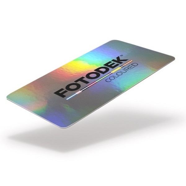 Bild på Blank spectrum holographic cards - CR80. 70102132 (DE,SE,NO,FI,RO,PL)