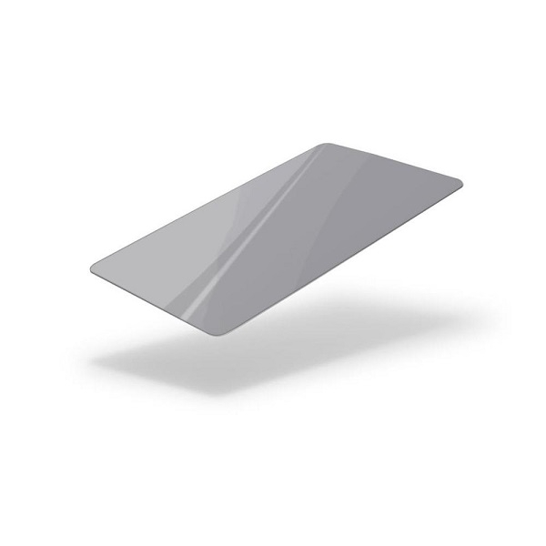 Bild på Matt silver / gray cards - CR80 (COLOURED CORE). 70102053 (DE,SE,NO,FI,RO,PL)