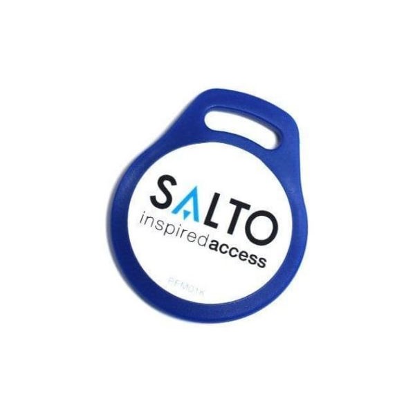 Picture of Blue key fob Salto MIFARE® PFM04KB 4KB 7 byte UID. Keyfob. 70102072