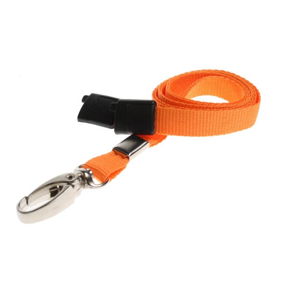 Bild på Orange lanyard / keyhanger 10 mm with metal lobster clip. 60270563 (DE,SE,NO,FI,RO,PL)