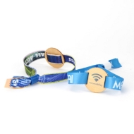 Bild på Fabric bracelet 13.56MHz RFID woven bracelet NFC wristband. 75102896 (DE,SE,NO,FI,RO,PL)