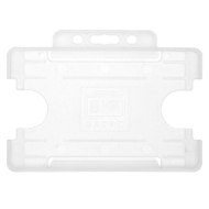 Bild på ID-bricka för bio, kortfodral/bärsida öppen plast, frostad/klar (horisontell/landskap). 60270450