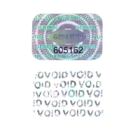 Bild på Holografic sticker tamper proof/VOID. 80102038 (DE,SE,NO,FI,RO,PL)