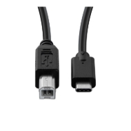 Bild på USB-C to USB2.0 B Cable, 1.8m. TEL10115 (DE,SE,NO,FI,RO,PL)