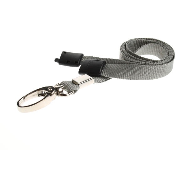 Bild på Grey lanyard / keyhanger 10 mm with metal lobster clip. 60270560 (DE,SE,NO,FI,RO,PL)