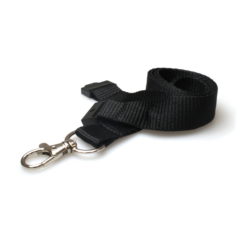 Bild på Black lanyard / keyhanger 20 mm with metal trigger clip. 60270741 (DE,SE,NO,FI,RO,PL)