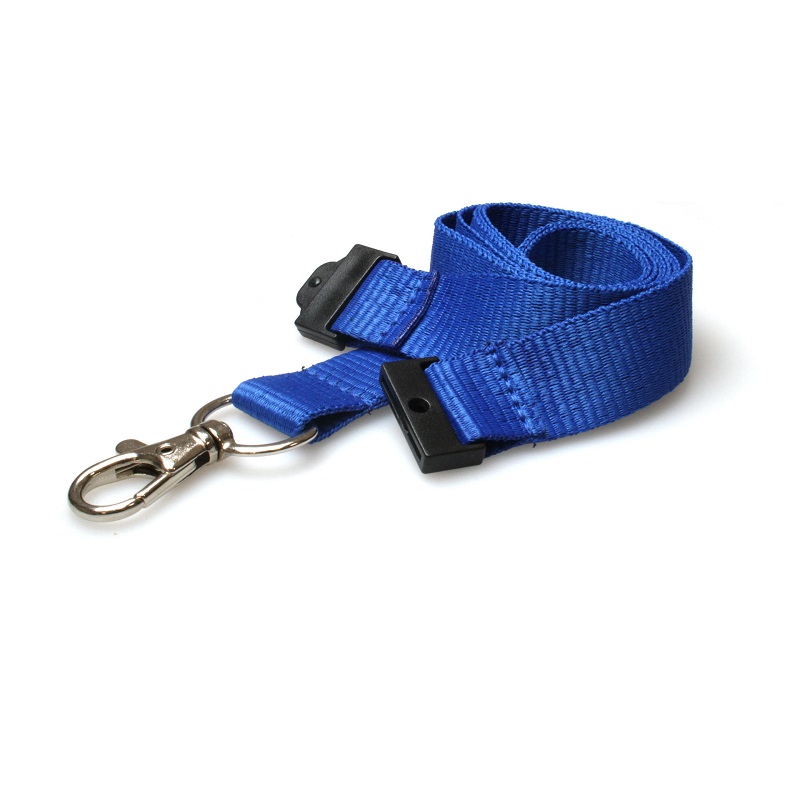 Bild på Blue lanyard / keyhanger 20 mm with metal trigger clip. 60270747 (DE,SE,NO,FI,RO,PL)