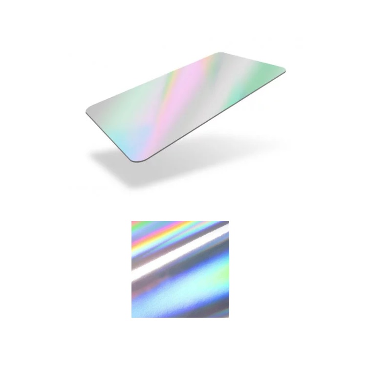 Bild på Blank spectrum holographic cards - CR80. 70102132 (DE,SE,NO,FI,RO,PL)