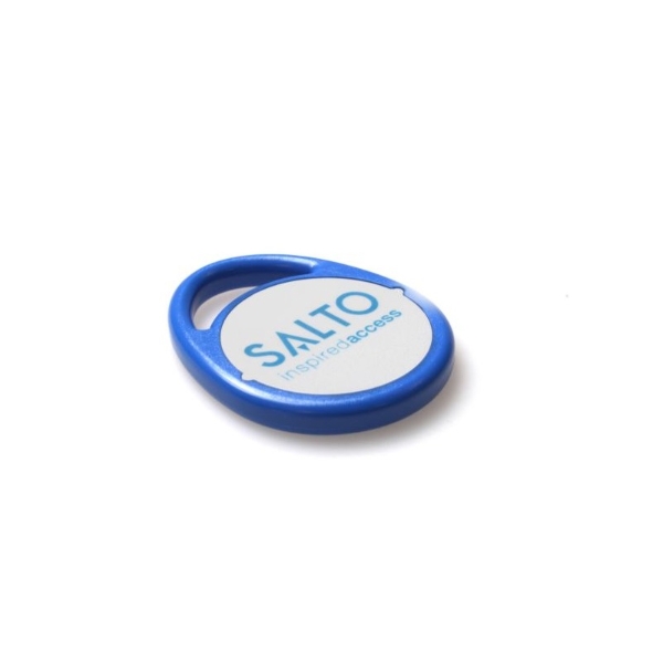 Bild på Blue key fob Salto Space MIFARE® PFM04KB 4KB 7 byte UID. Keyfob. 70102072 (DE,SE,NO,FI,RO,PL)