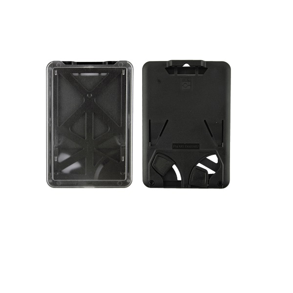 Bild på 3 card cardholder / carrying case rigid plastic with Extraction Levers (vertical / portrait). 60270278 (DE,SE,NO,FI,RO,PL)