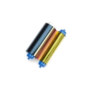 Picture of Zebra ZC10L color ribbon/dye film (YMC0). Zebra 800010-140 - 400 prints. ZEB-800010-140