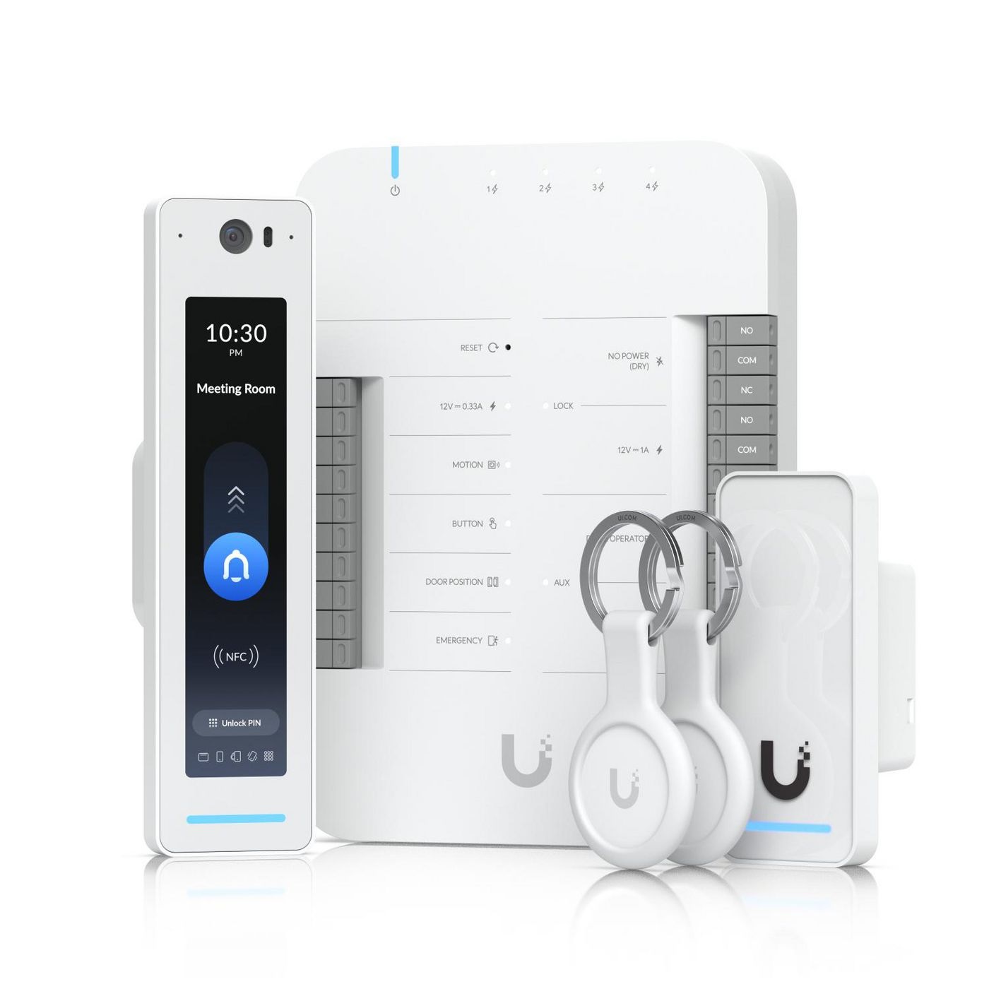 Bild på Ubiquiti UniFi Access Door Hub, Access Reader G3 Professional, Access Reader G3 for door exit, Access pocket key fob Access Controller. UA-G3-SK-PRO (DE,SE,NO,FI,RO,PL)