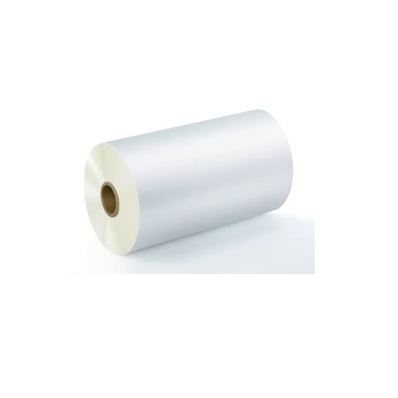 Picture of 75 micron / my 230 mm Wide x 200 Meters with 57 mm / 2 1/4' core Laminating Film Roll Glossy / blank / clear hot lamination 1 piece. 60271110