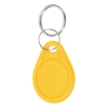 Bild på Yellow rewriteable Key fob 13.56 MHz. 13.56 Compatible 1K Magic UID – Changeable UID. Keyfob. 70102947 (DE,SE,NO,FI,RO,PL)