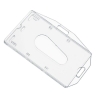 Picture of ID Badge/Badge Holder. Enclosed card holder / carrying case rigid plastic (horizontal/landscape or vertical/portrait). 60270271