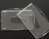 Picture of ID Badge/Badge Holder. Enclosed card holder / carrying case rigid plastic (horizontal/landscape or vertical/portrait). 60270271