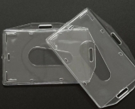 Bild på ID Badge/Badge Holder. Enclosed card holder / carrying case rigid plastic (horizontal/landscape or vertical/portrait). 60270271 (DE,SE,NO,FI,RO,PL)